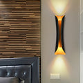 Modern Curl Wall Sconce | Black Metal Indoor Wall Light
