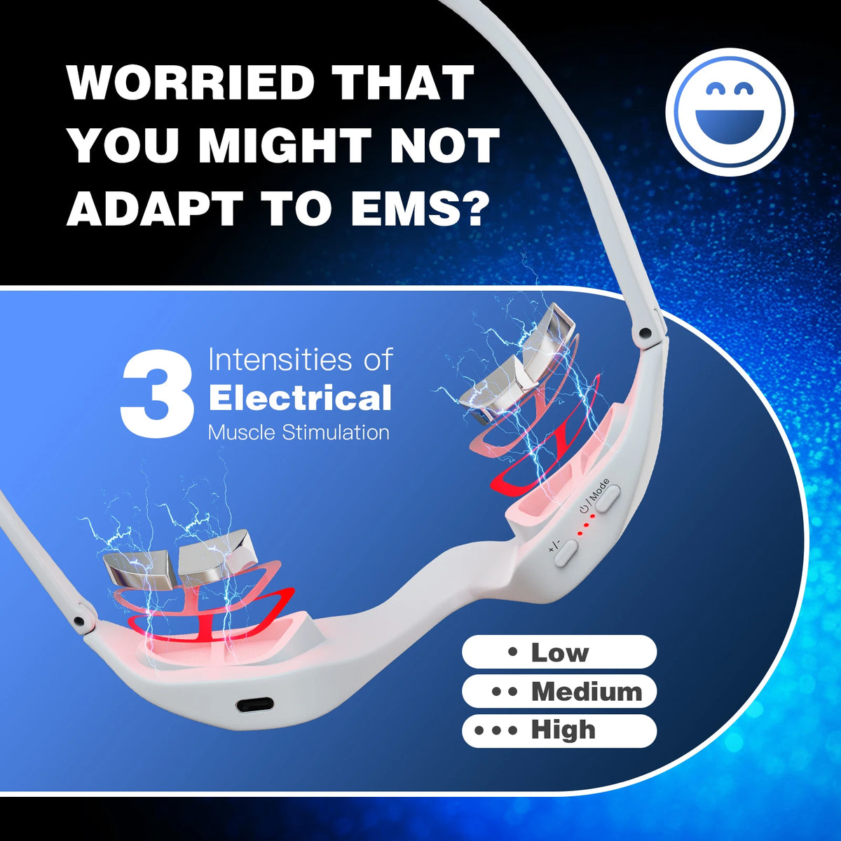 3D Eye Massager | Wireless Red Light & Vibration for Tired Eyes
