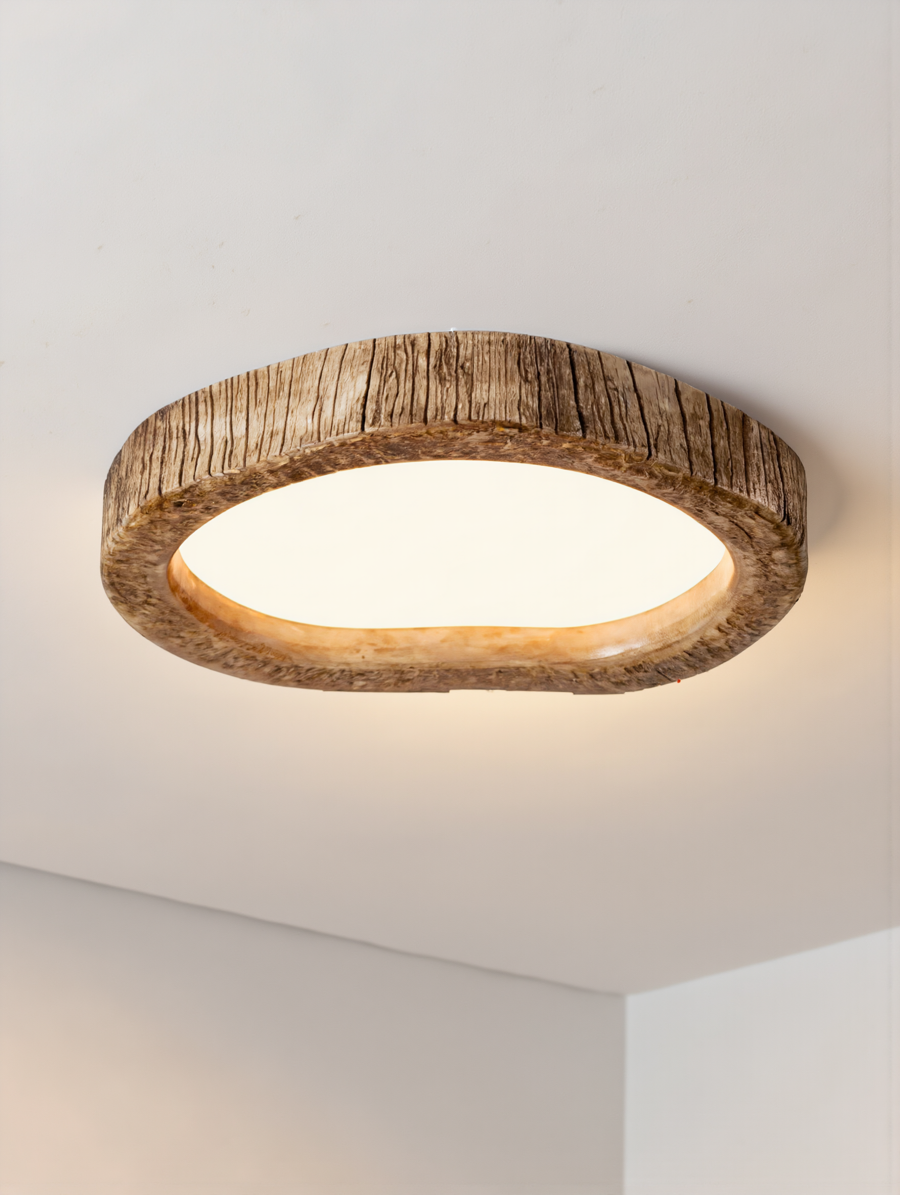 Le Halo Bois Ceiling Light - lifestyle