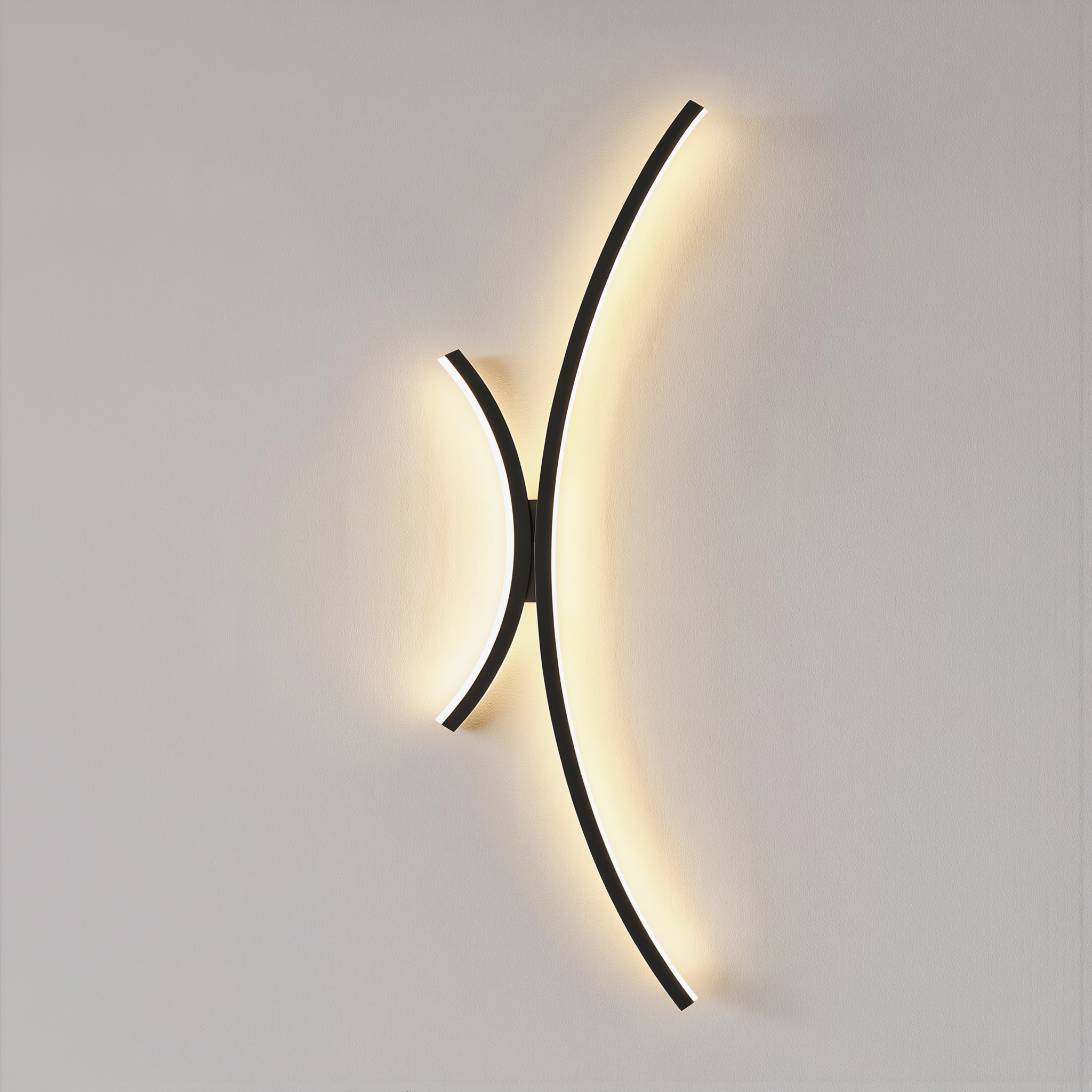 Modern 3D Metal Wall Clock - lifestyle
