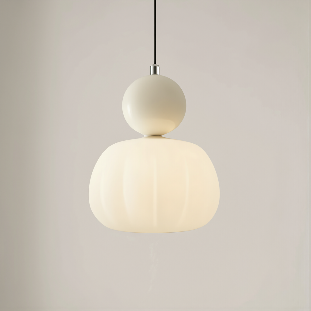 Nordic Pumpkin Pendant Light - lifestyle