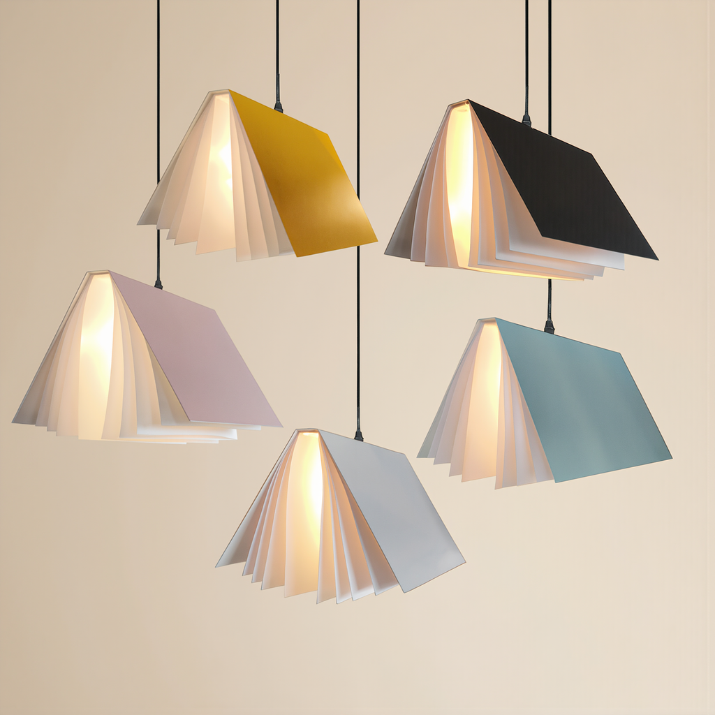 Flying Book Pendant Light - lifestyle