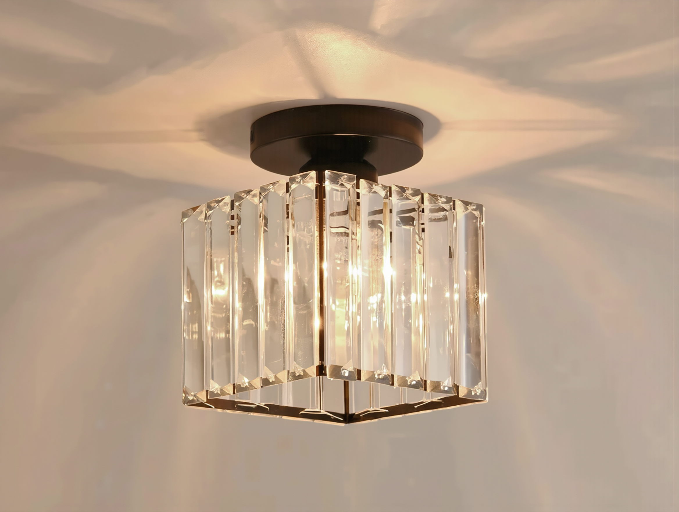 Crystal Ceiling Light - lifestyle