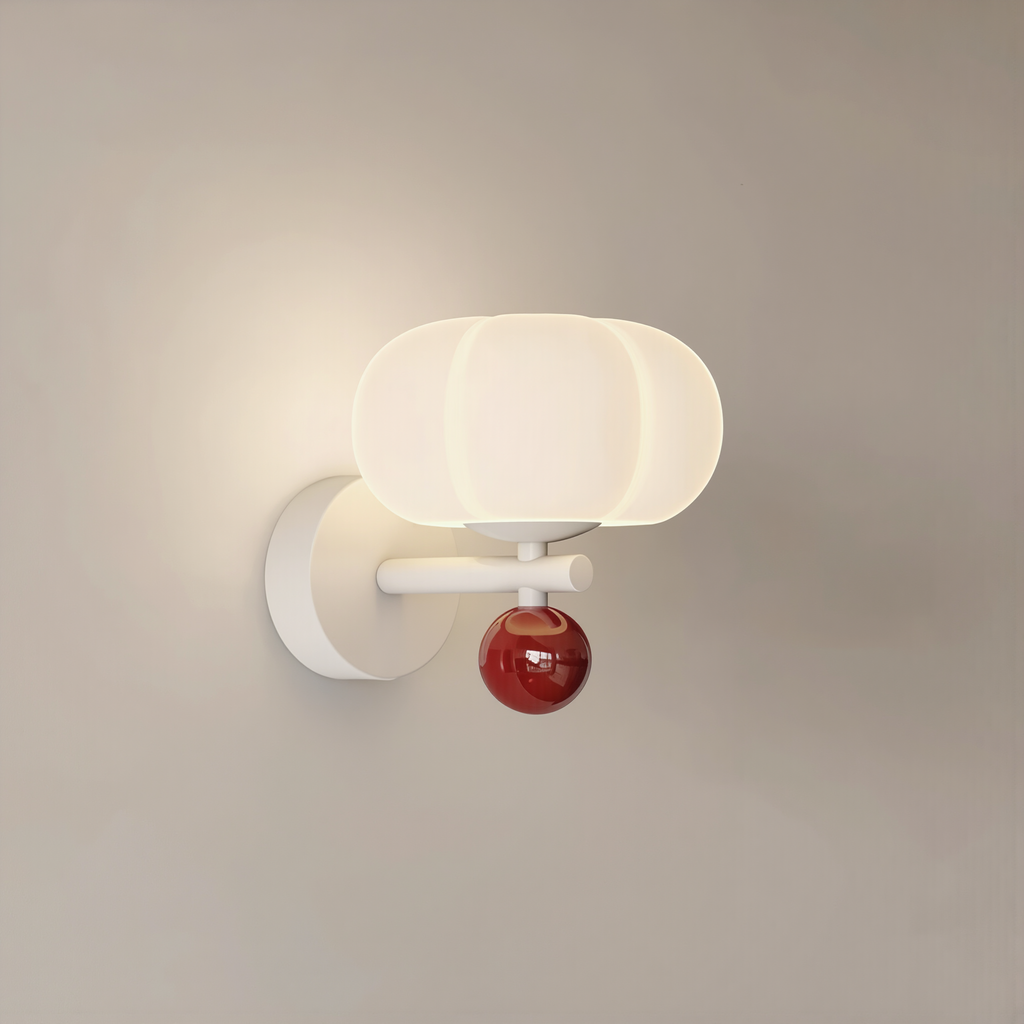 Nordic Pumpkin Wall Lamp - lifestyle