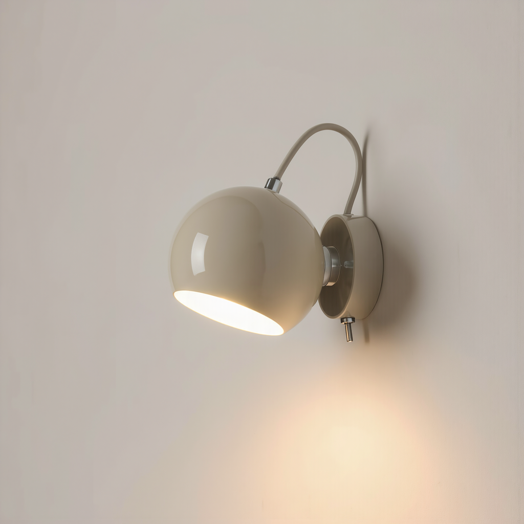 Nordic Cream Wall Lamp - lifestyle