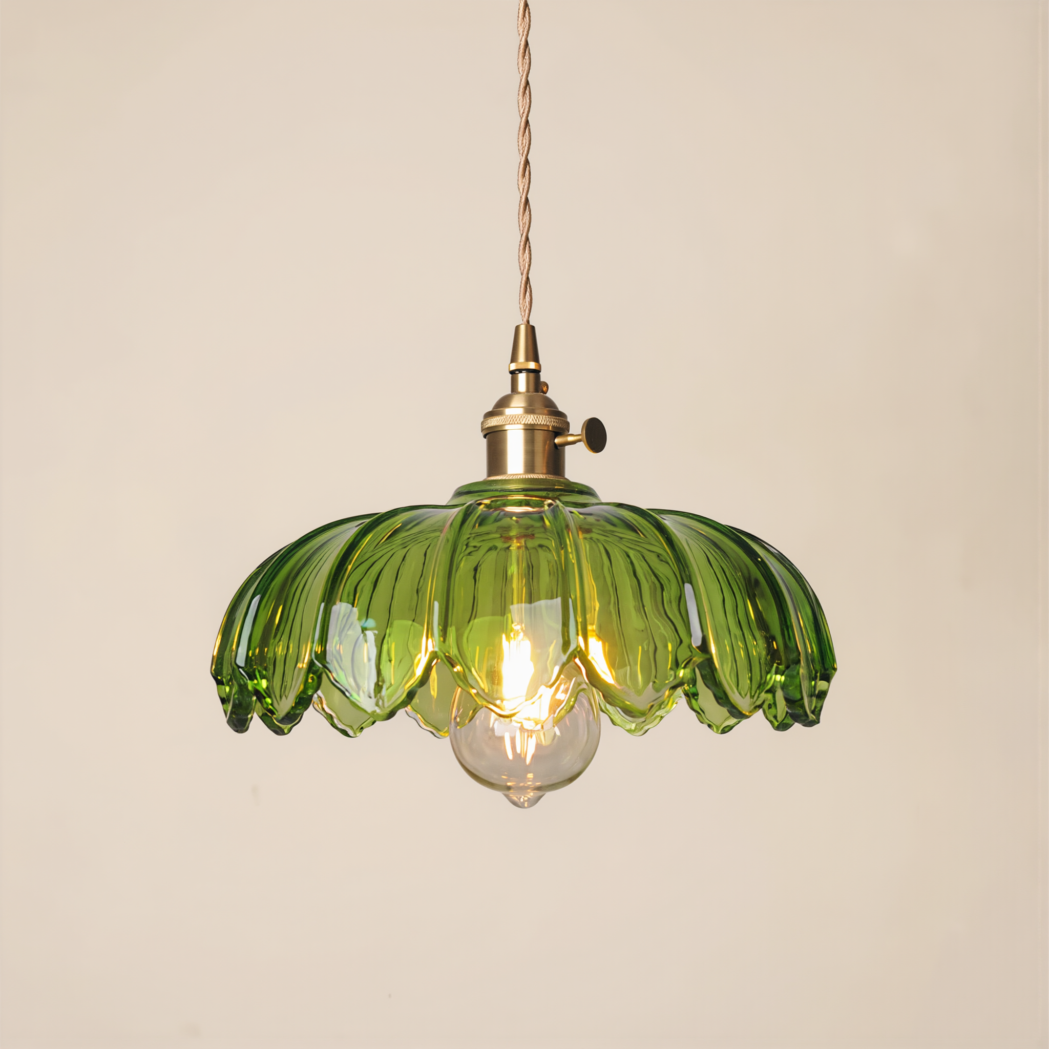 Vintage Flower Pendant Lamp - lifestyle