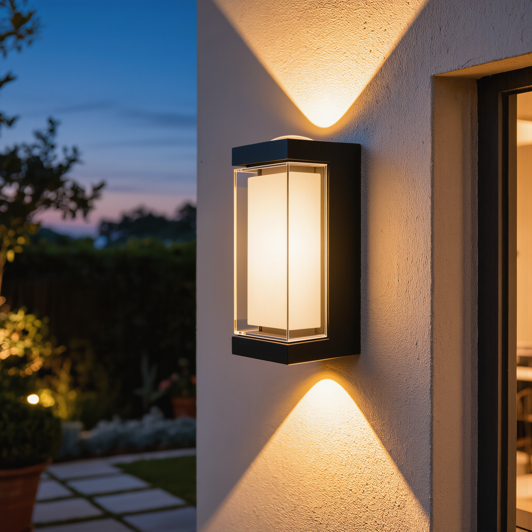 Modern LED Wall Light | Waterproof Up & Down Outdoor Sconce