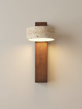 Travertine Wall Lamp - lifestyle