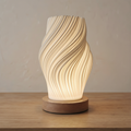 Modern LED Swirl Table Lamp - lifestyle