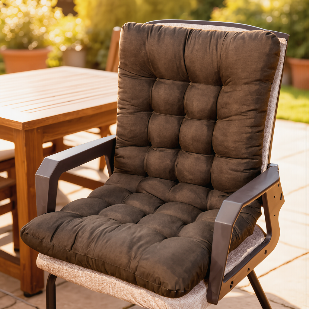 Outdoor Chair Cushion | Durable Polyester Seat Pad for Patio & Dining Chairs