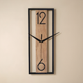 Modern Rectangular Wall Clock - lifestyle