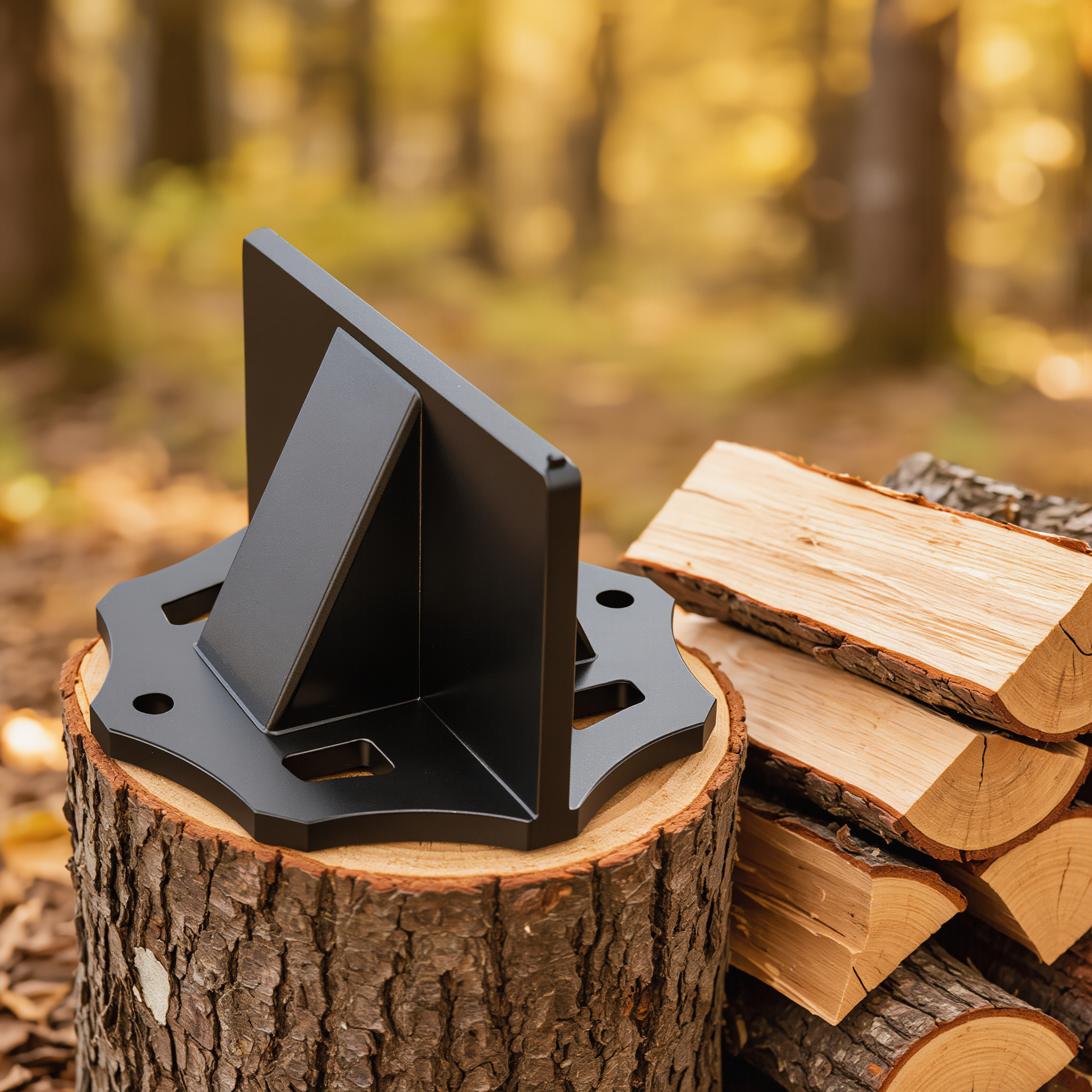 KindlePro | Carbon Steel Log Splitter | Portable Tool with Cloth Bag