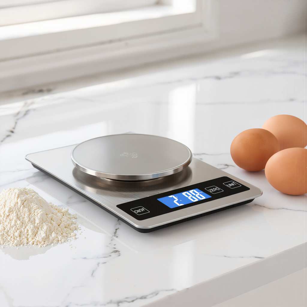 15kg Digital Kitchen Scale | USB Rechargeable Precision Food Weighing Scale