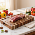 Acacia Wood Cutting Board | Durable End Grain Kitchen Chopping Block