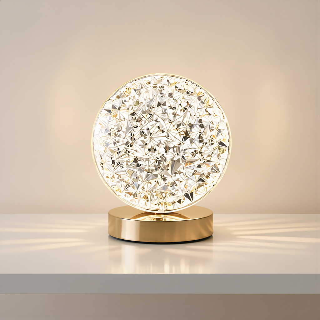 Stellora 3D Crystal LED Night Light - lifestyle