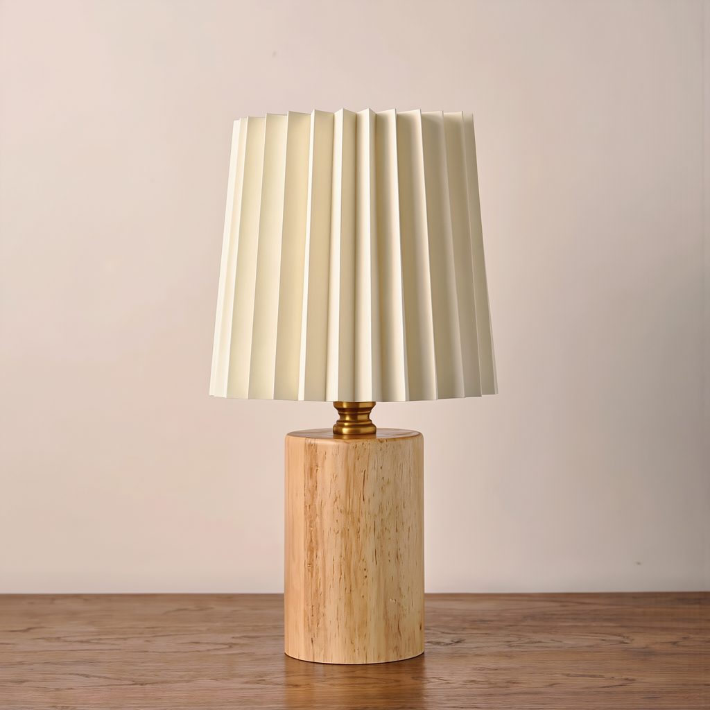 Medieval Pleated Table Lamp - lifestyle