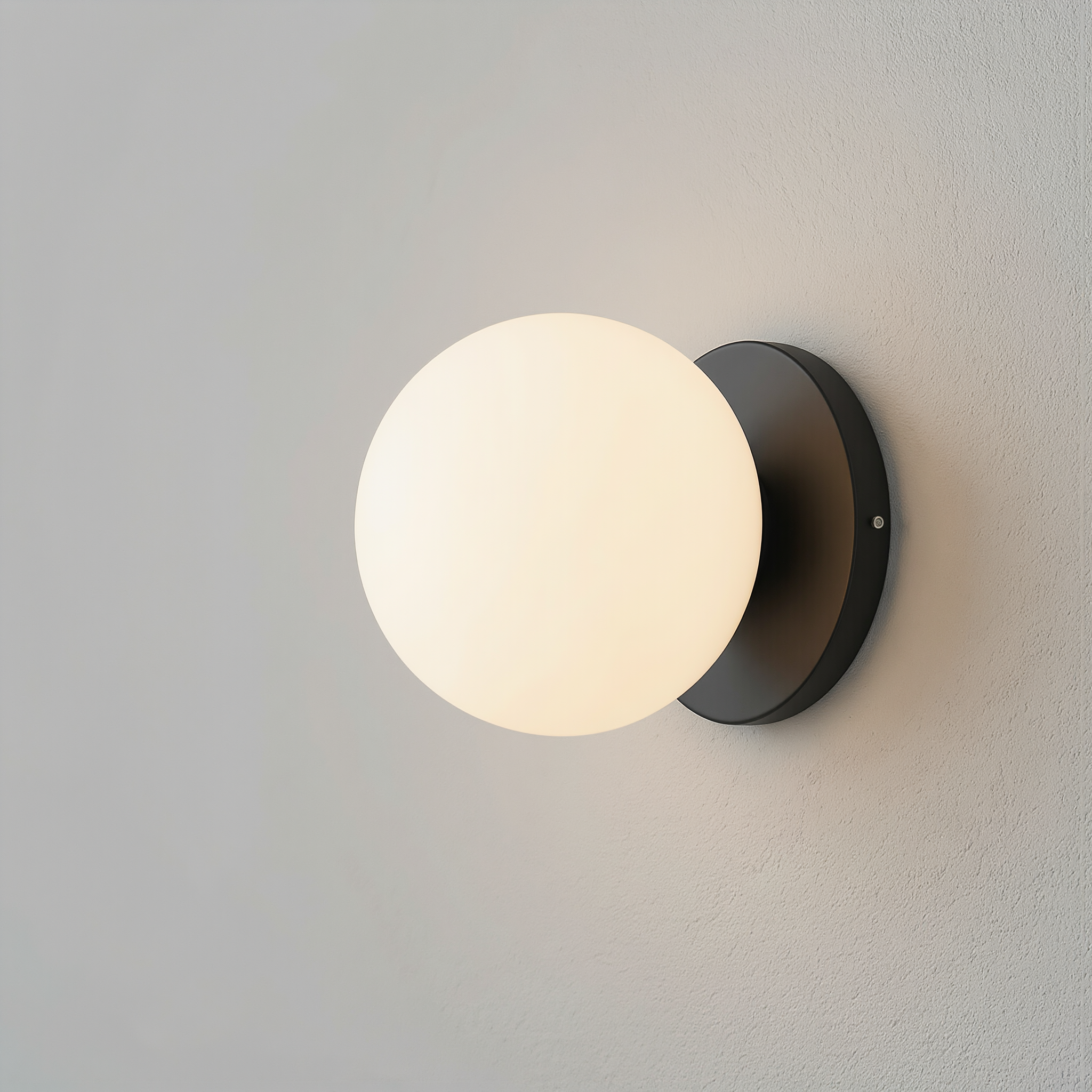 Nordic Globe Glass Wall Lamp - lifestyle