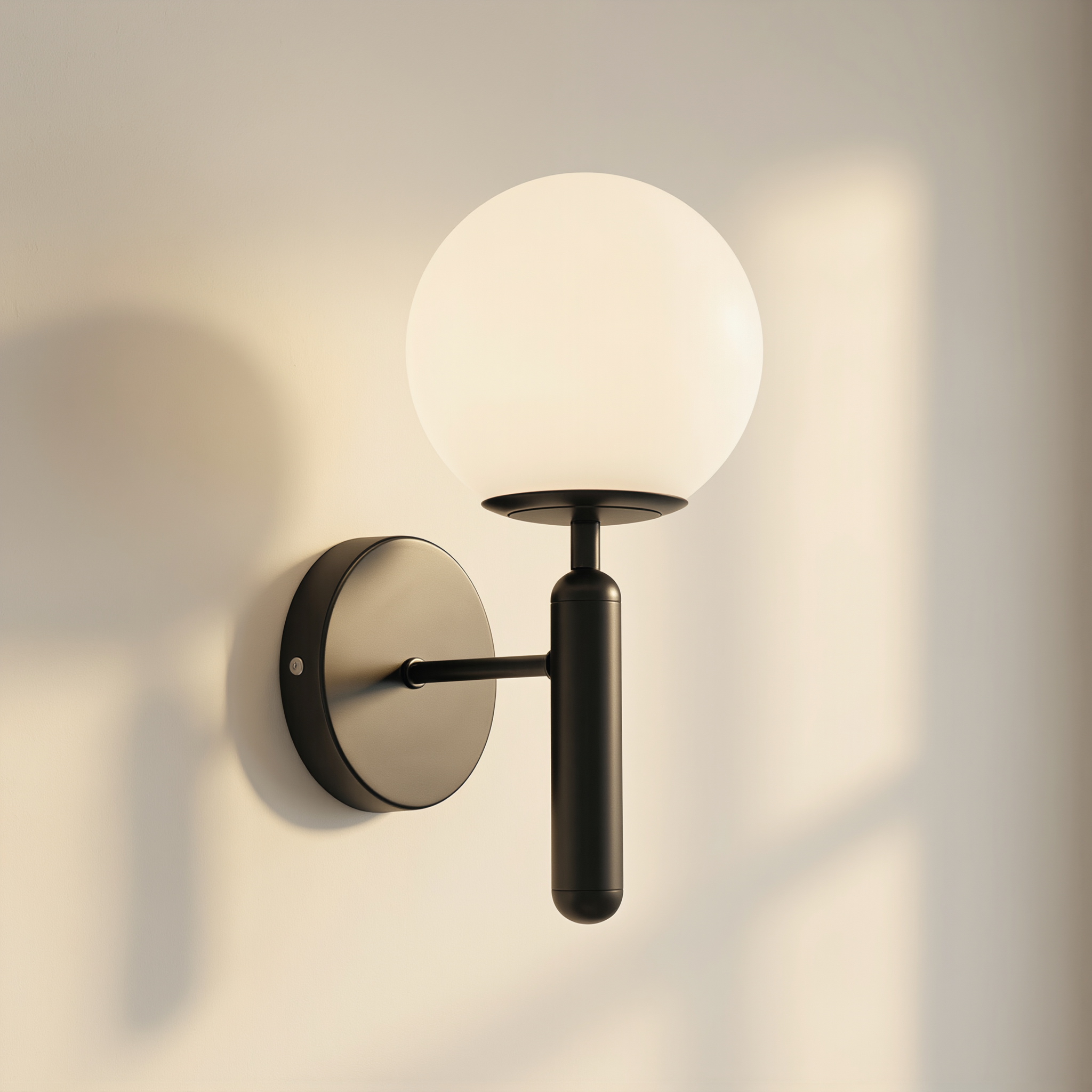 Modern Glass Wall Sconce - lifestyle