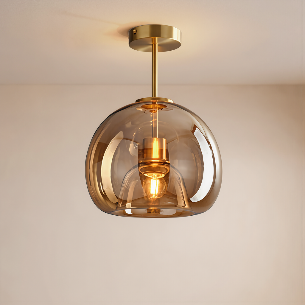Vintage Bubble Glass Ceiling Light - lifestyle