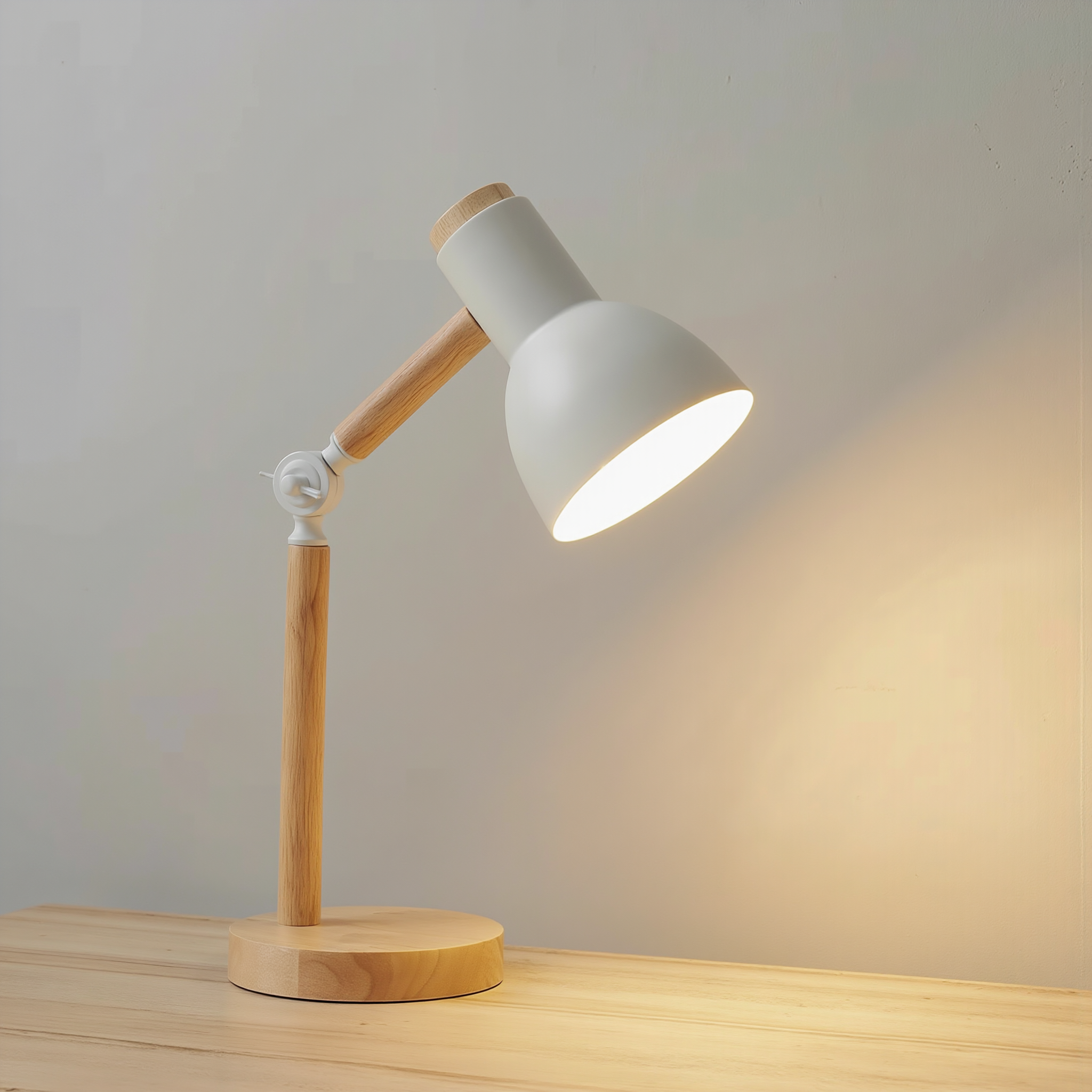 Nordic Wooden Desk Lamp - lifestyle