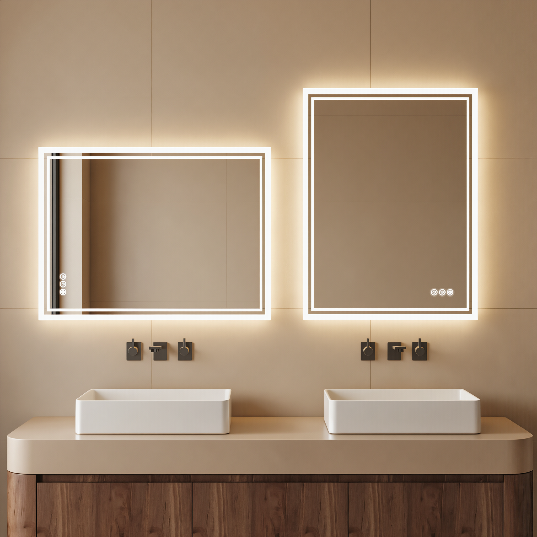 LuvoGlow Bathroom Mirror - lifestyle