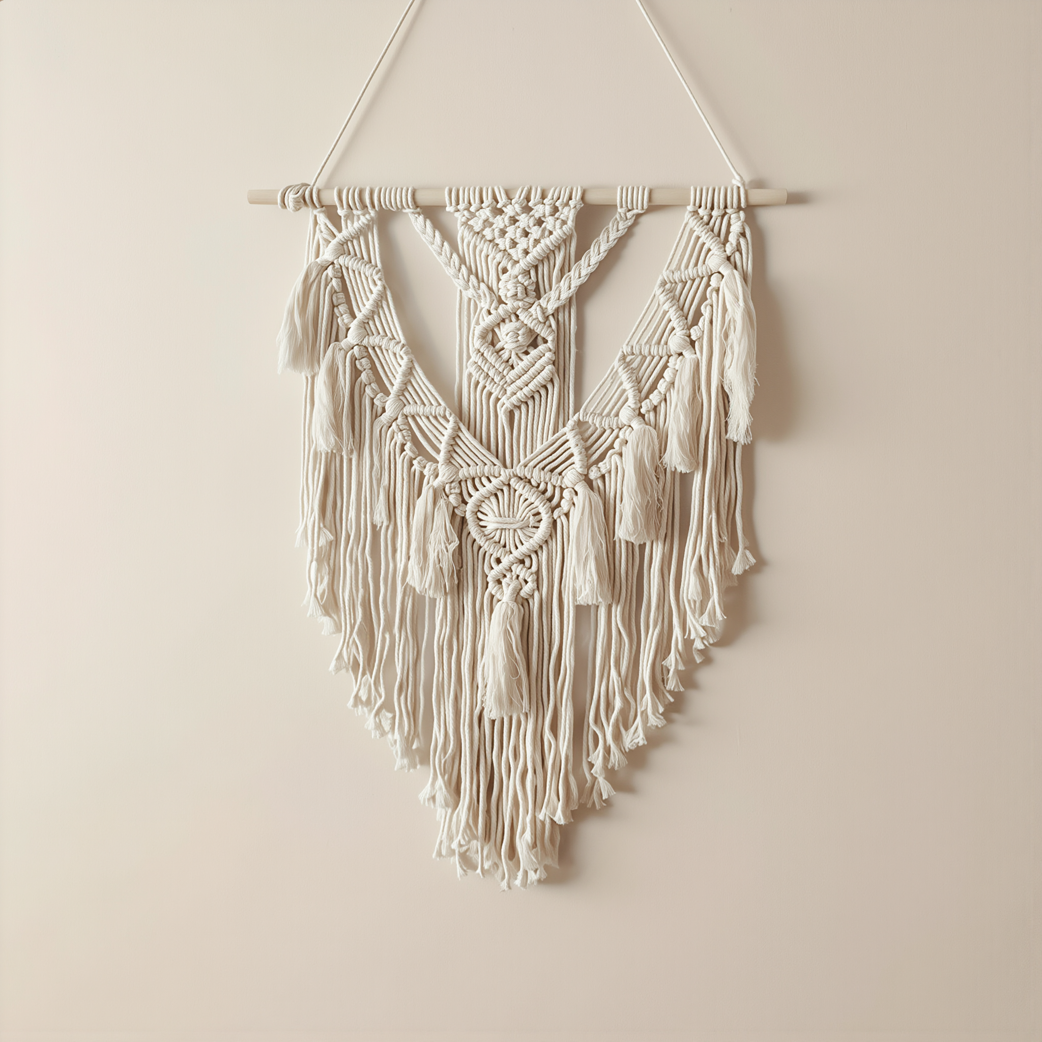 Bohemian Macrame Wall Hanging - lifestyle