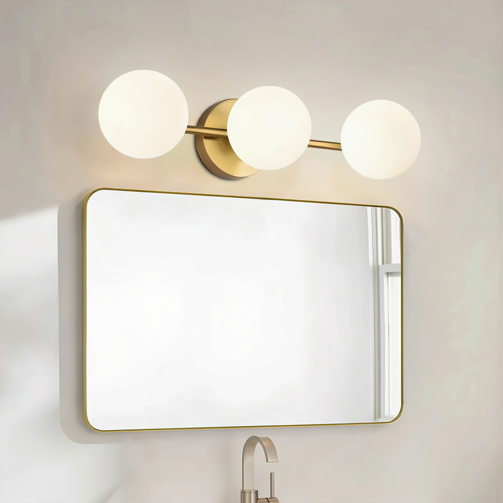 Modern Nordic Glass Ball Wall Light - lifestyle