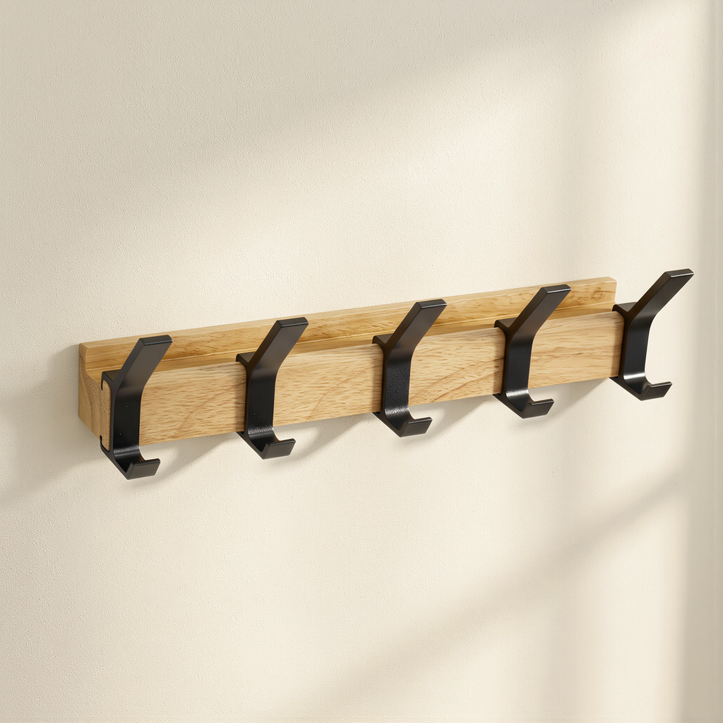 Nordic Wall-Mounted Coat Rack - lifestyle