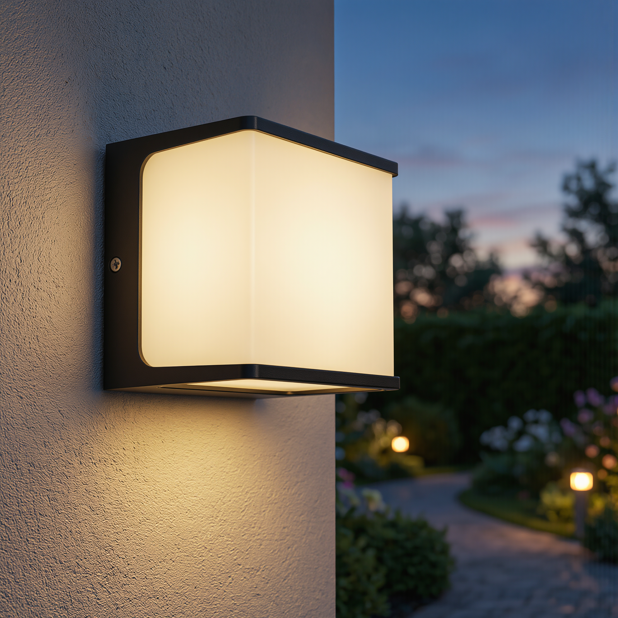 AeroCube Outdoor Wall Light | Modern Waterproof LED