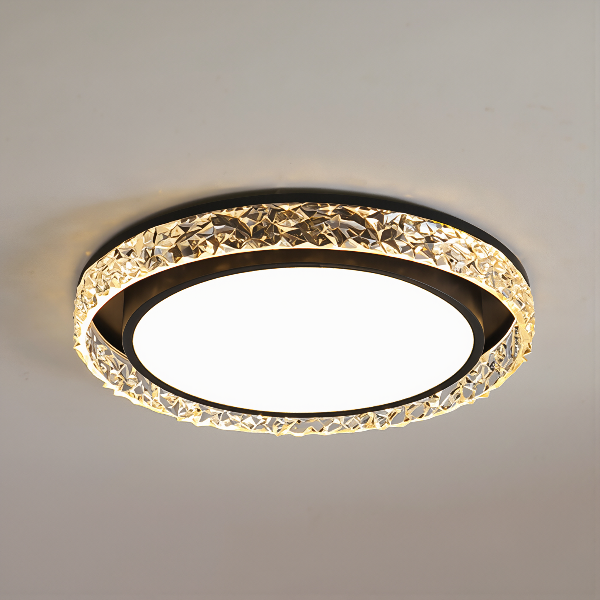 Crystal Halo LED Ceiling Light - lifestyle