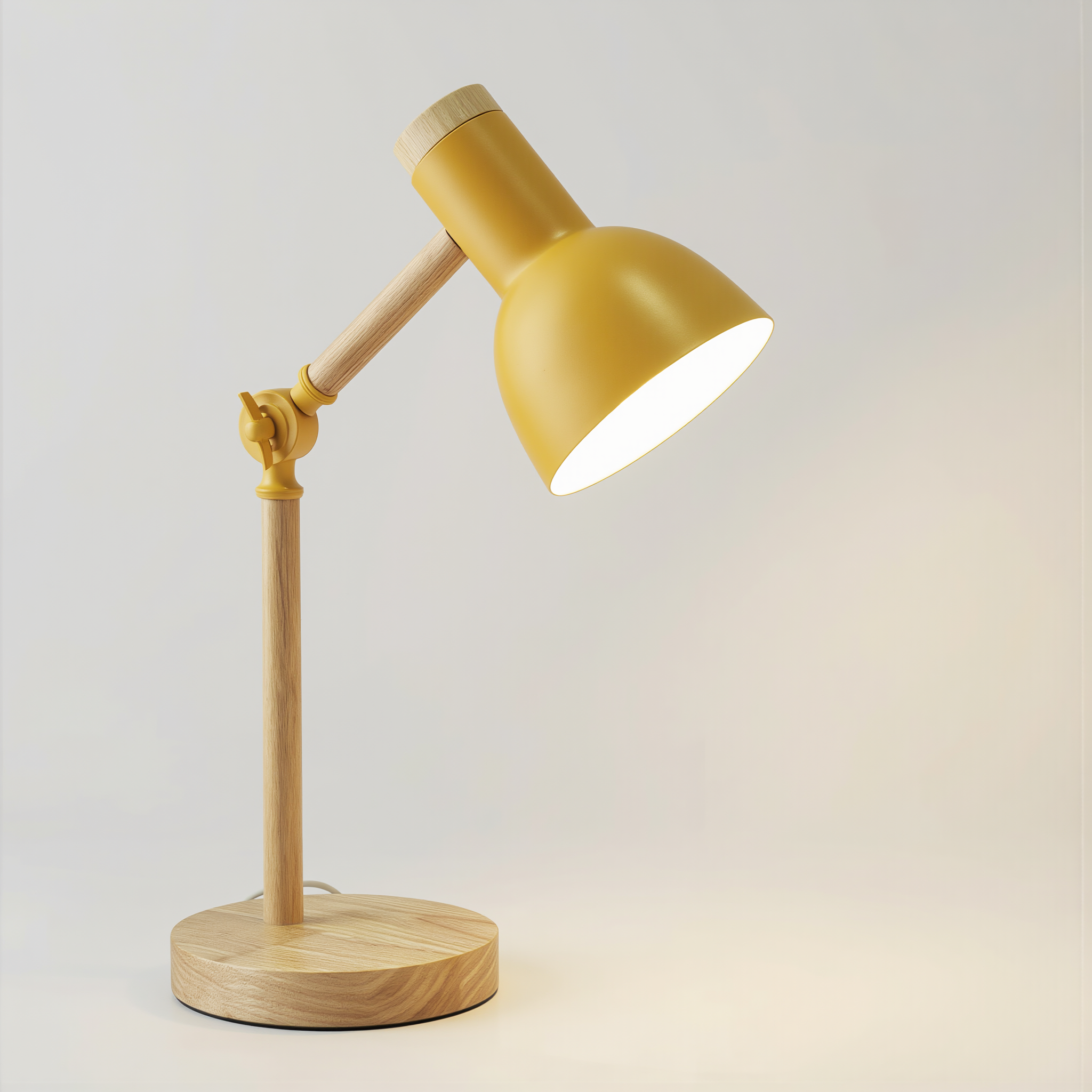 Nordic Wooden LED Desk Lamp - lifestyle