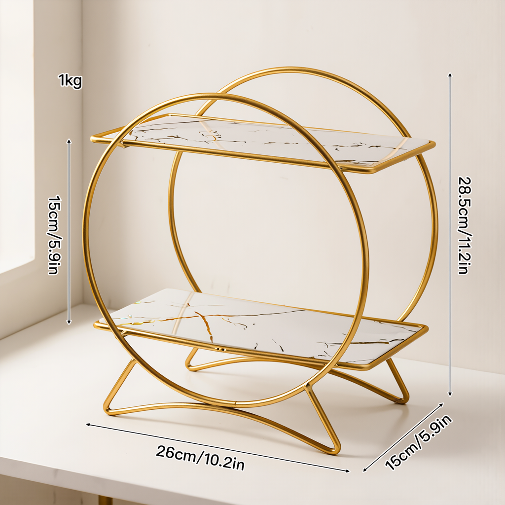 Double-Tiered Bathroom Organiser - lifestyle