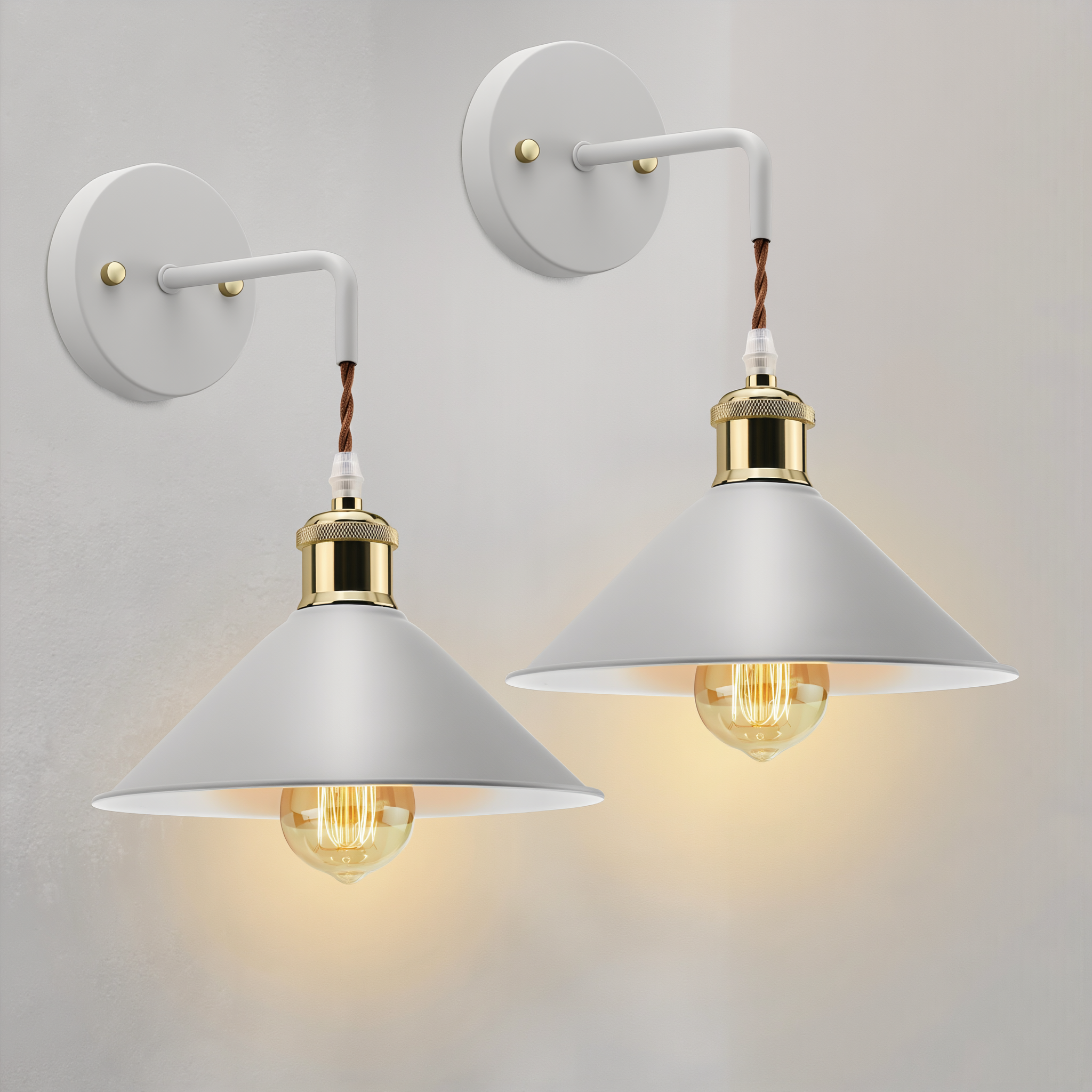 Modern Metal Wall Sconce - lifestyle