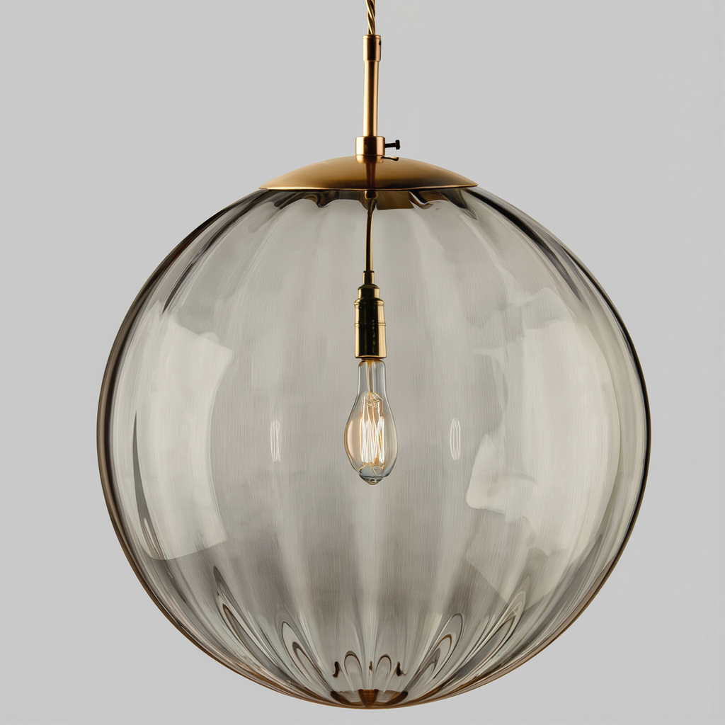 Modern Glass Ball Pendant Light - lifestyle