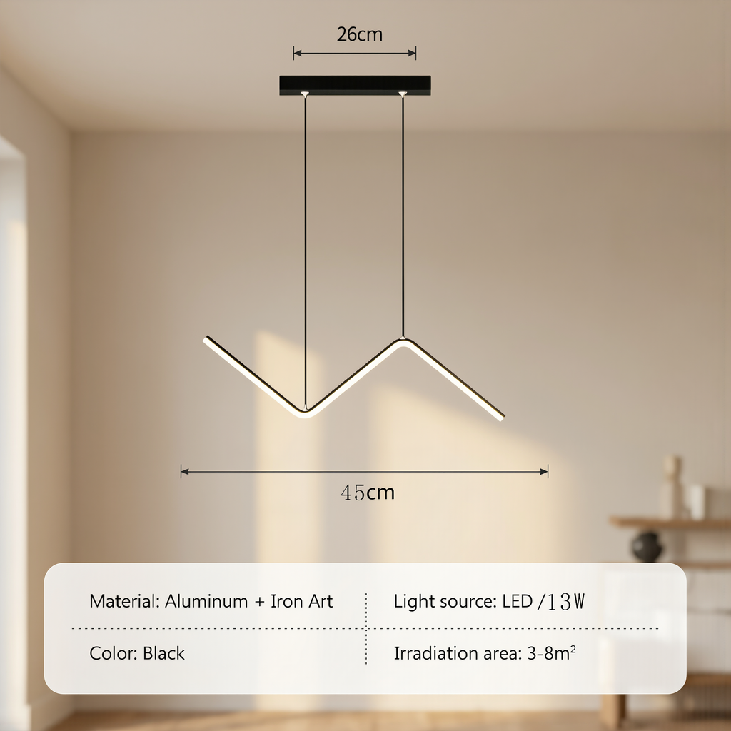 Aluminium Dining Pendant Lamp - lifestyle