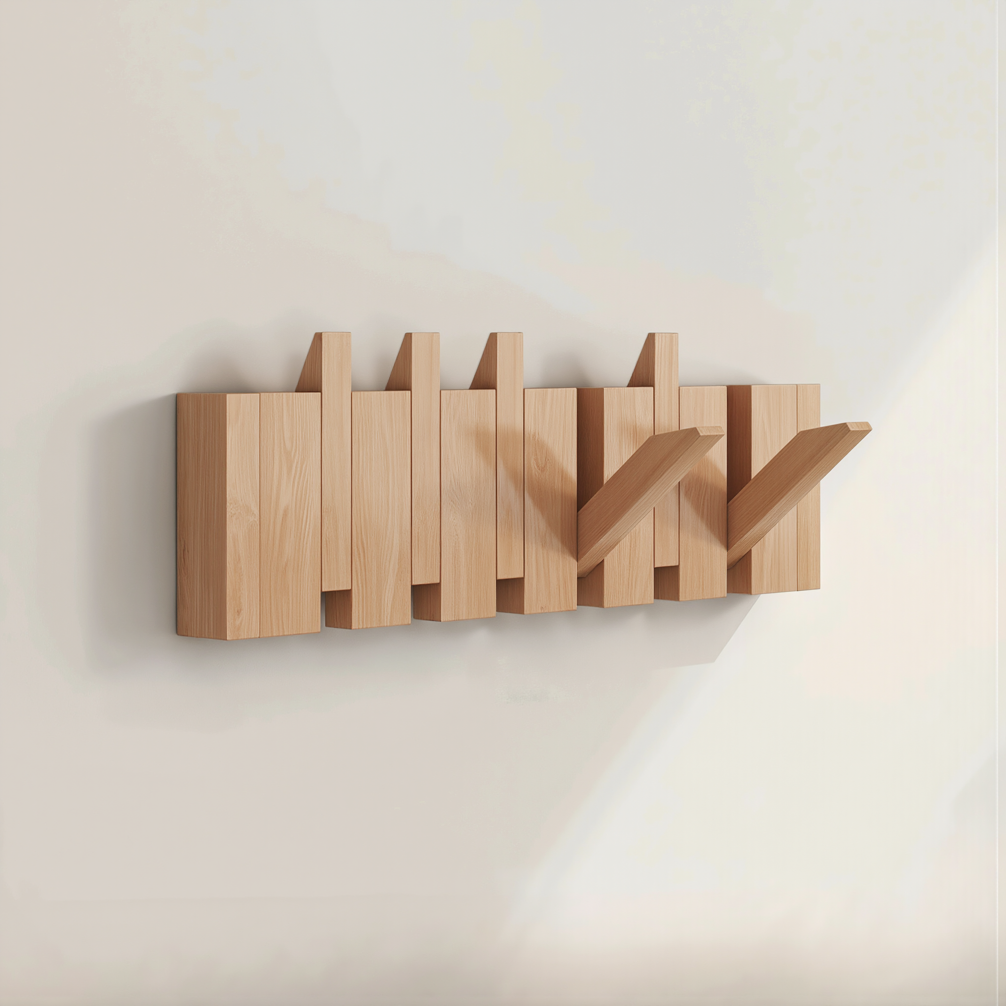 Wooden Wall Hooks - lifestyle