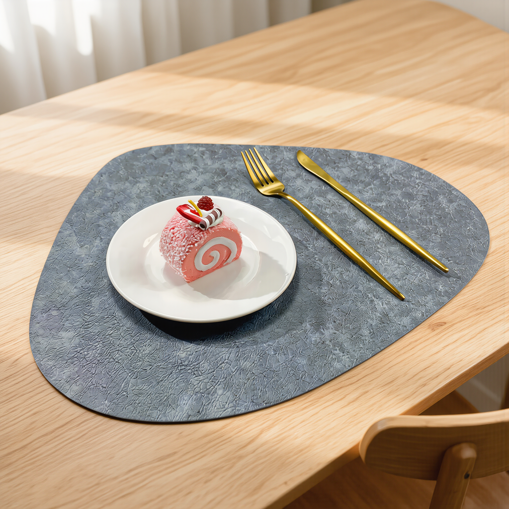 NordicDrop | Double-Sided Faux Leather Placemats | Non-Slip & Heat Resistant