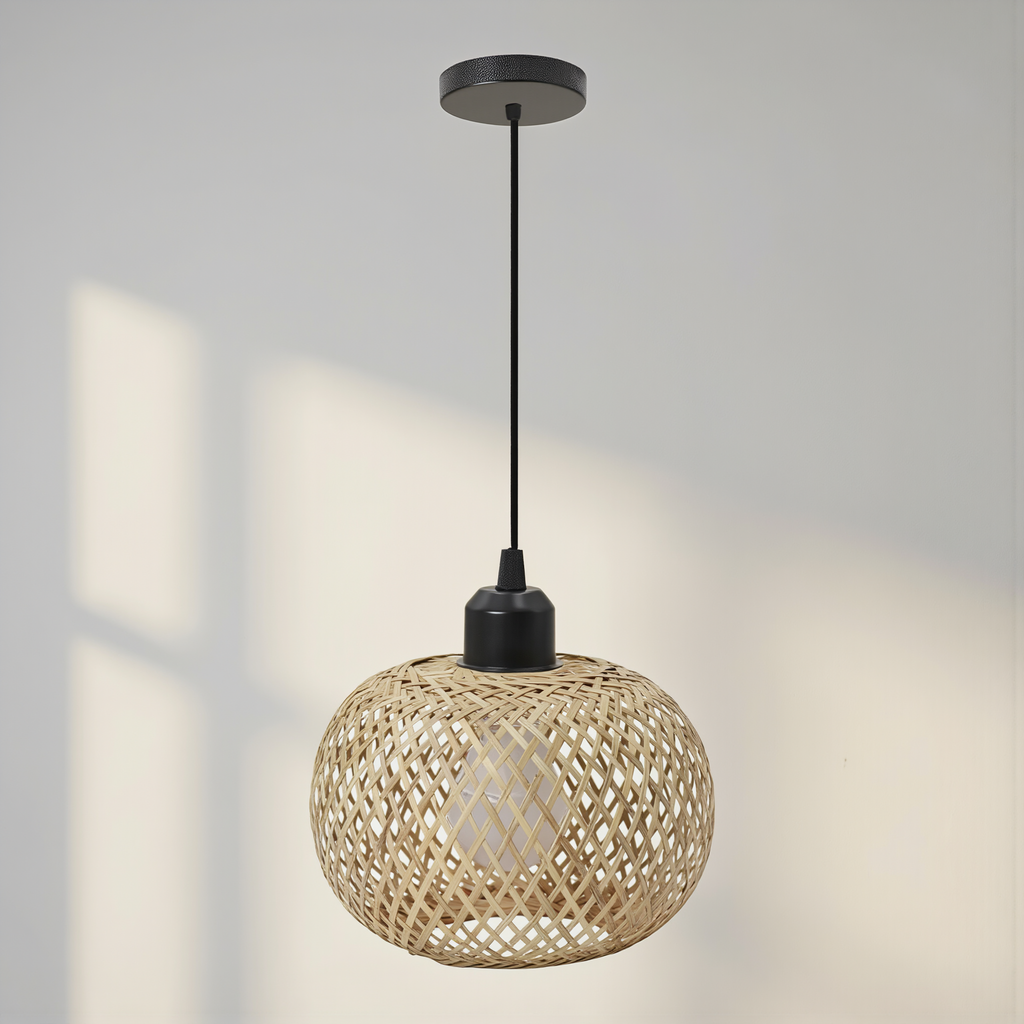 Natura Bamboo Ceiling Lamp - lifestyle