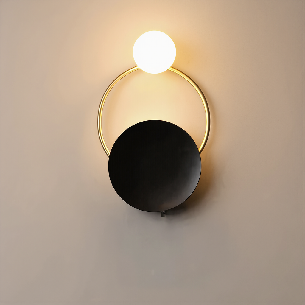 Designer Glass Wall Lamp - lifestyle