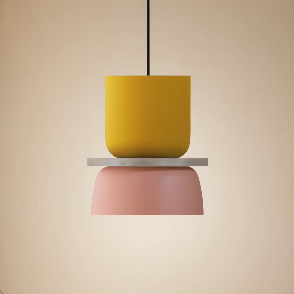 Nordic Colorful Macaron Pendant Light - lifestyle