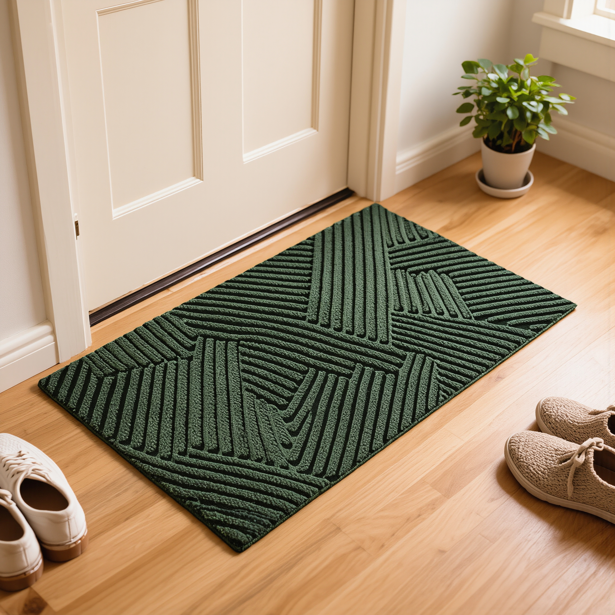 Durable Non-Slip Door Mat - lifestyle