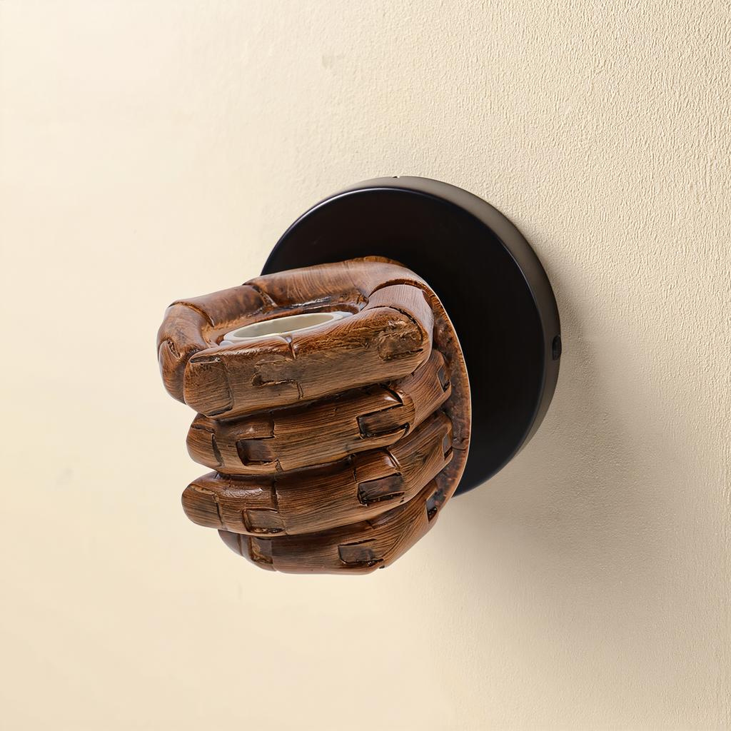 Industrial Hand Wall Lamp - lifestyle