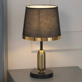 Vintage Black & Gold Table Lamp - lifestyle