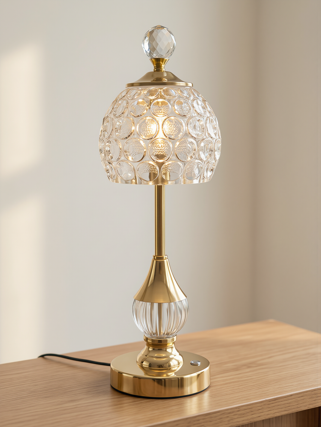 Crystal Touch Table Lamp - lifestyle