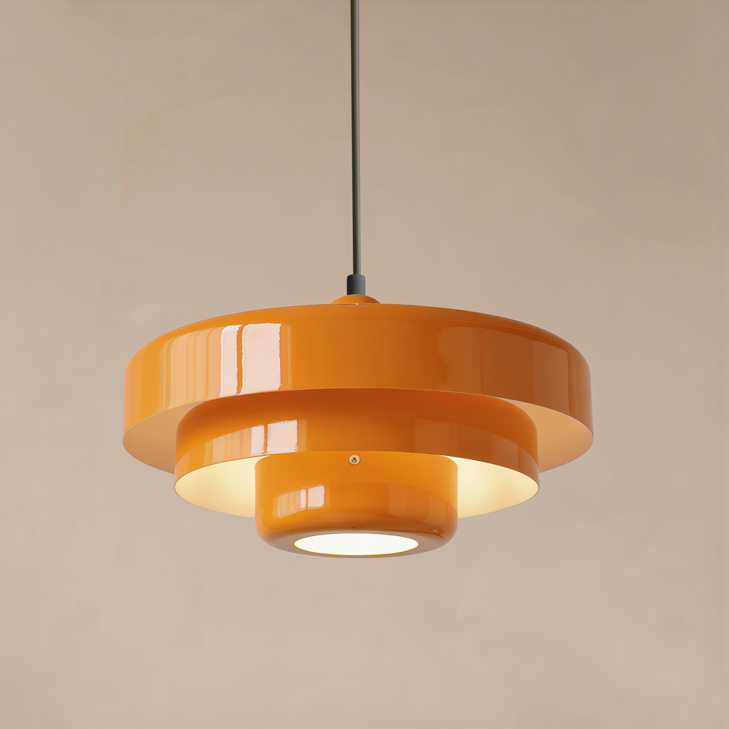 Nordic Vintage Multi-Layered Pendant Lamp - lifestyle