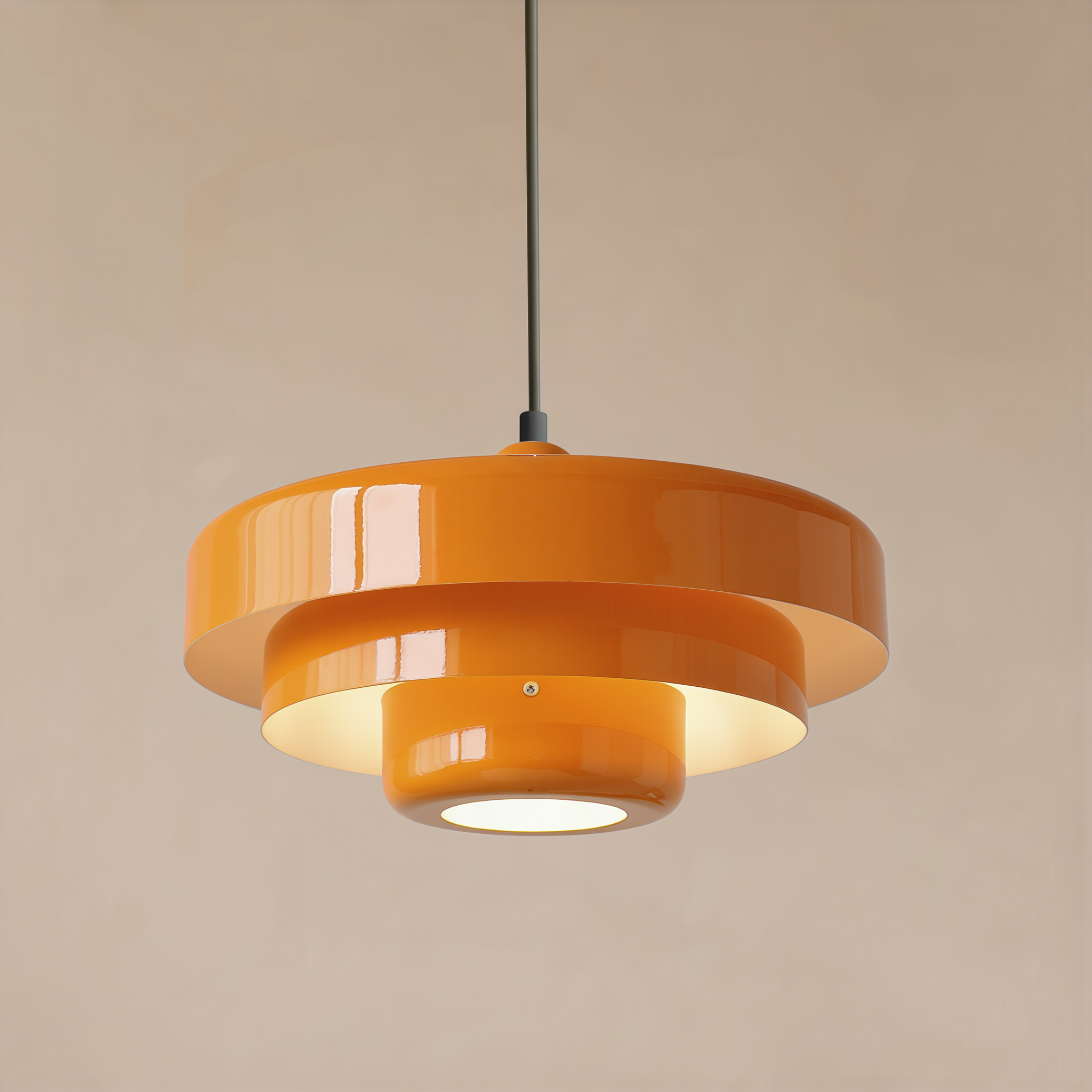 Nordic Vintage Multi-Layered Pendant Lamp - lifestyle