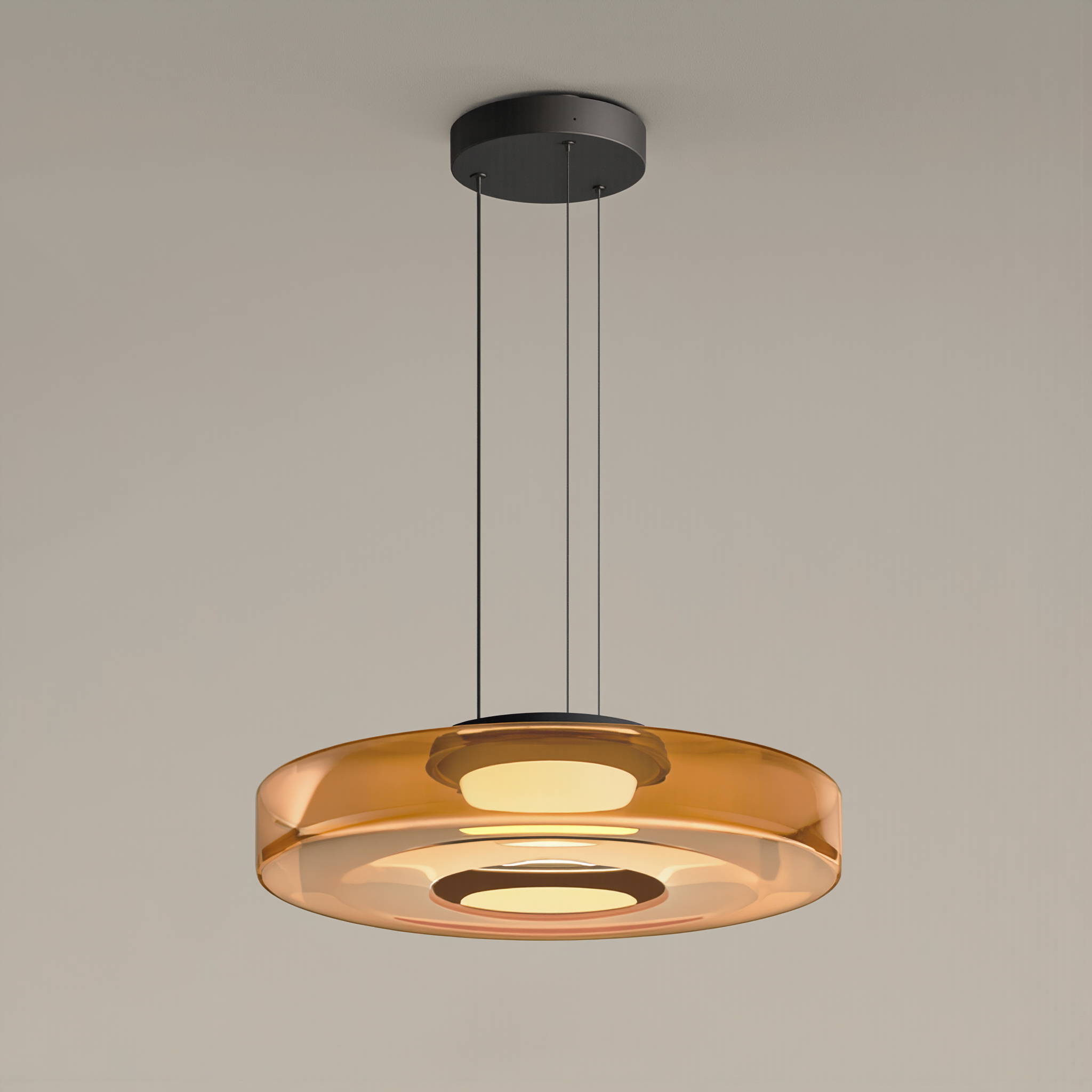 Bauhaus Glass Pendant Light - lifestyle