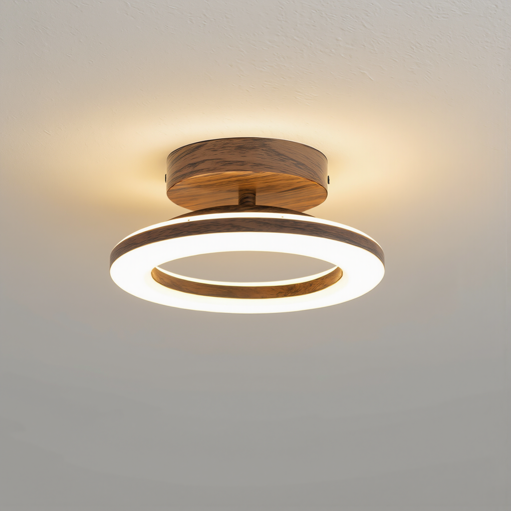 Acrylic Round LED Ceiling Light - lifestyle