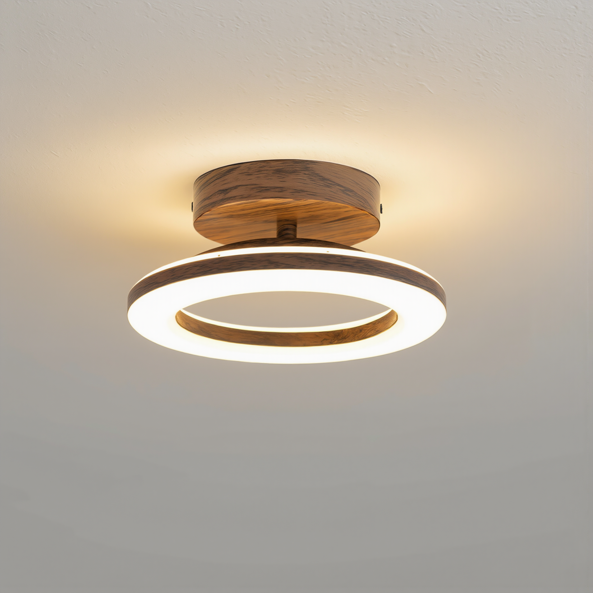 Acrylic Round LED Ceiling Light - lifestyle