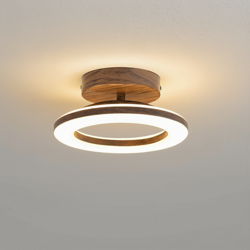 Acrylic Round LED Ceiling Light - lifestyle